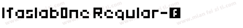 lfaslab0ne Regular字体转换